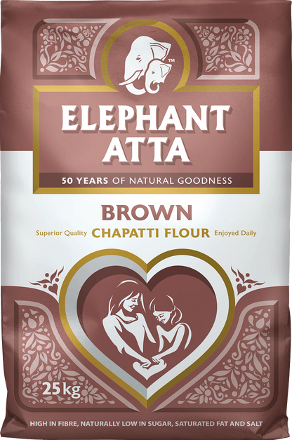 Elephant Atta Brown Chapatti Flour 25kg