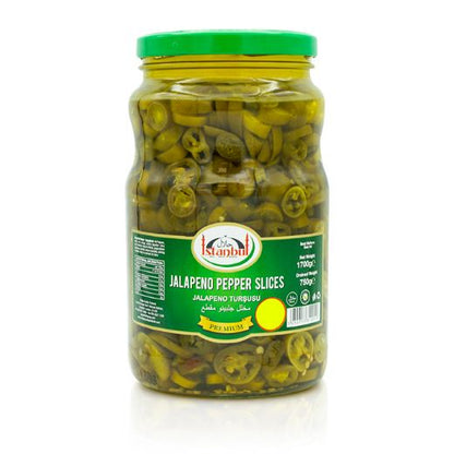 Istanbul Jalapeno Pepper Slices 1700g
