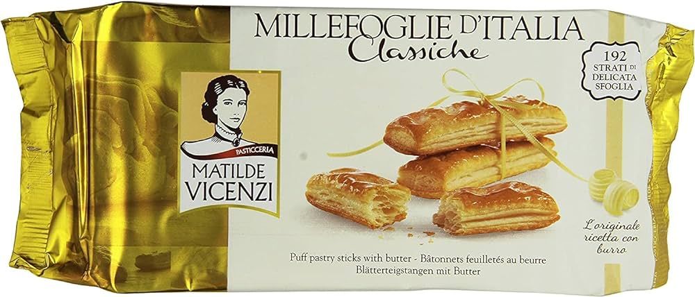 Matilde Vicenzi Puff Pastry Sticks With Butter 175g