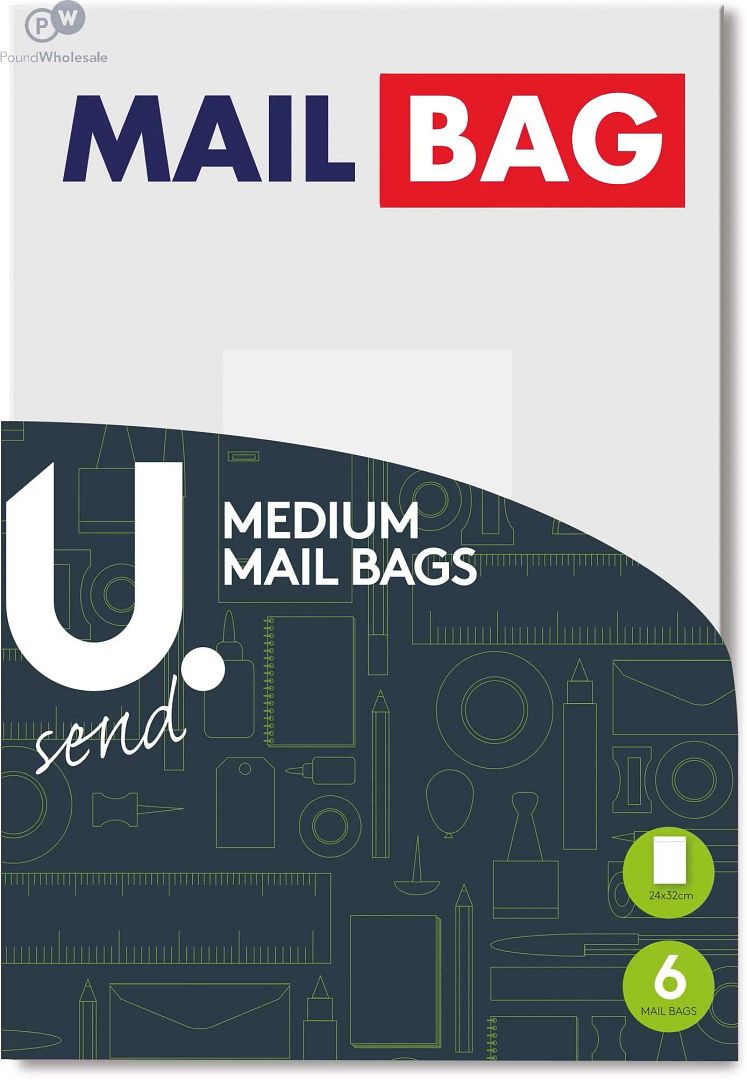 Medium Mail Bags 24x32cm (6 bags)