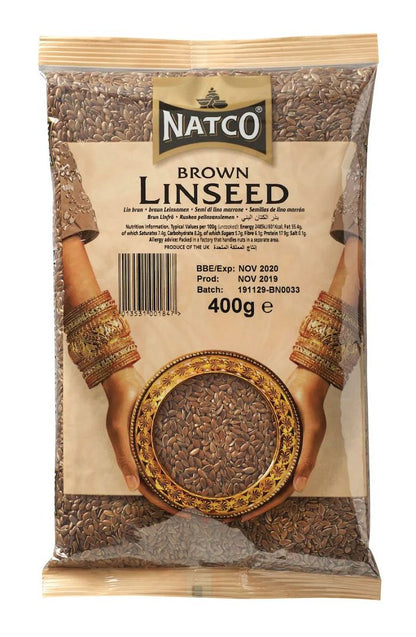 Natco Brown Linseed (Flaxseed) 400g