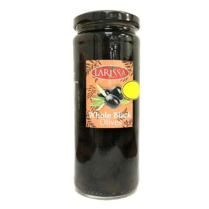Larissa Whole Black Olives 430g