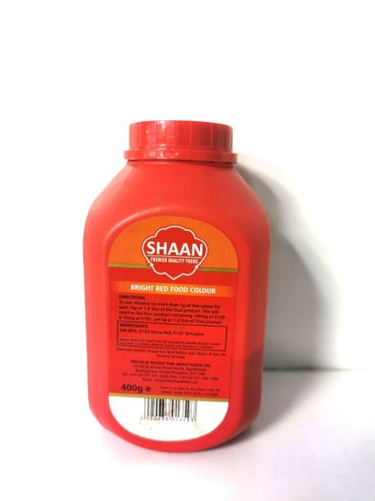 Shaan Bright Red Food Colour 400g