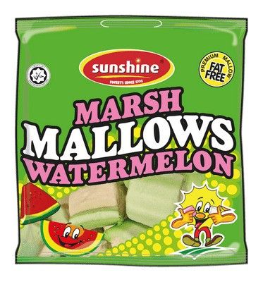 Sunshine Marsh Mallows Watermelon 110g