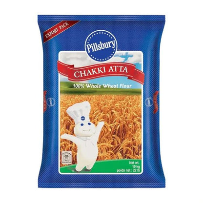 Pillsbury Chakki Atta (100% Whole Wheat Flour) 10kg