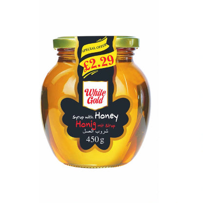 White Gold Syrup With Honey 450g