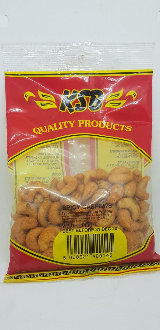KSB Spicy Cashews 140g