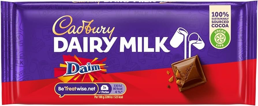 Cadbury Dairy Milk Daim 120g