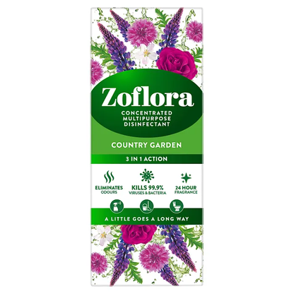 Zoflora Multipurpose Disinfectant (3 In 1) Country Garden 250ml