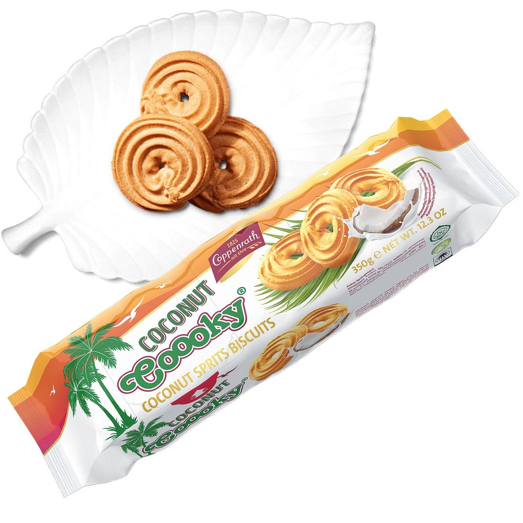 Coppenrath Coconut Sprits Biscuits 350g