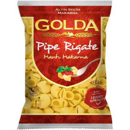 Golda Altin Secim Pipe Rigate Manti Makarna 400g