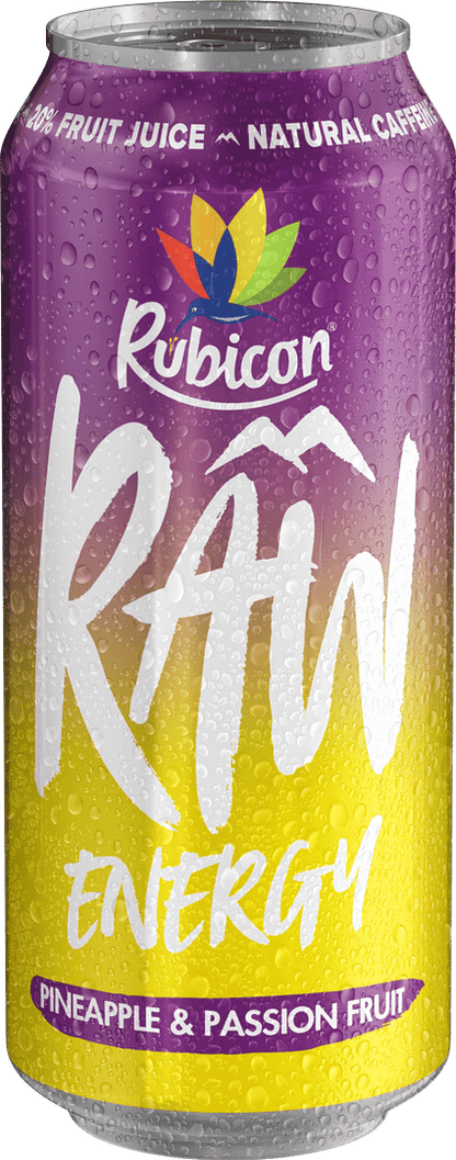 Rubicon Raw Energy Pineapple & Passion Fruit 500ml