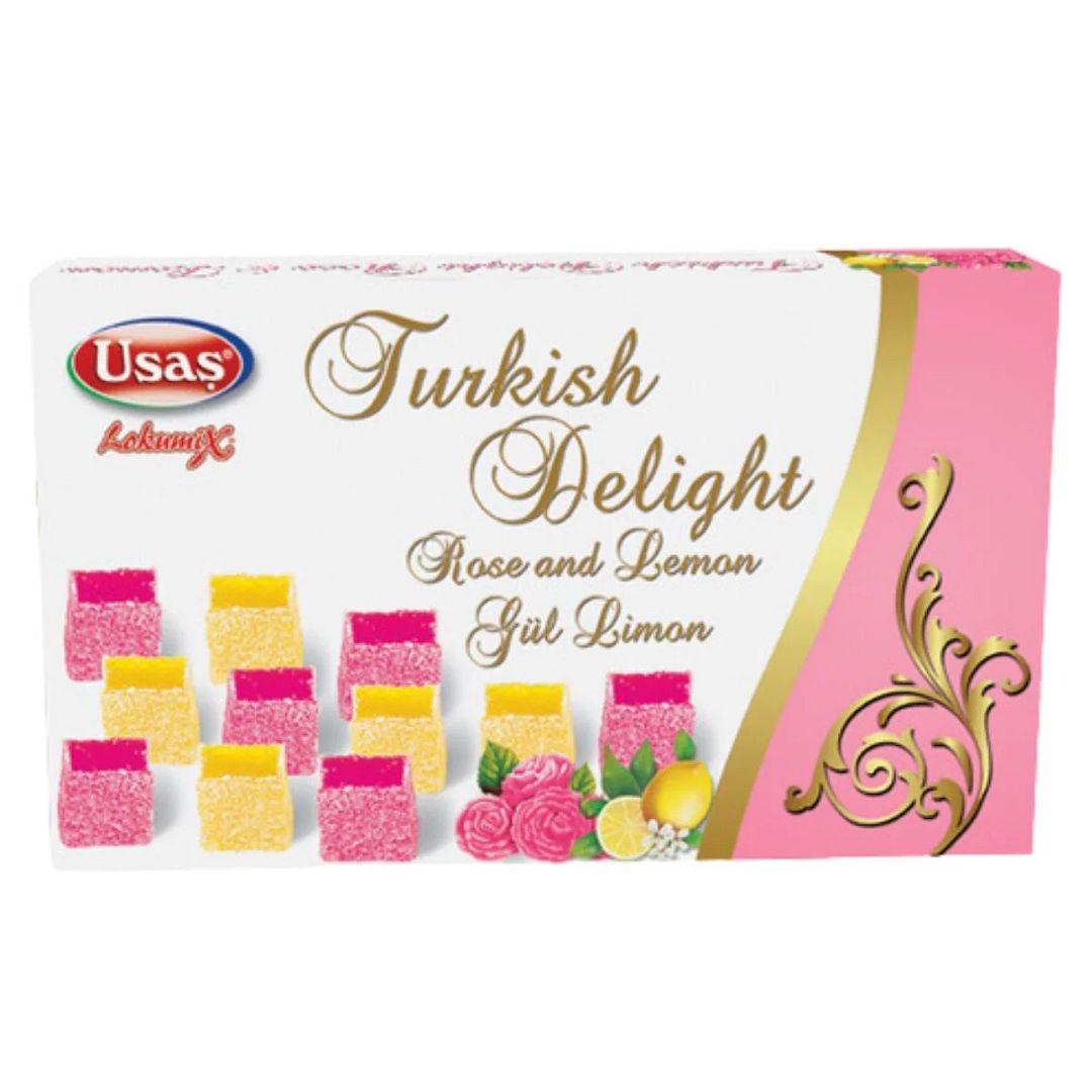 Usas Turkish Delight Rose & Lemon Flavour 350g