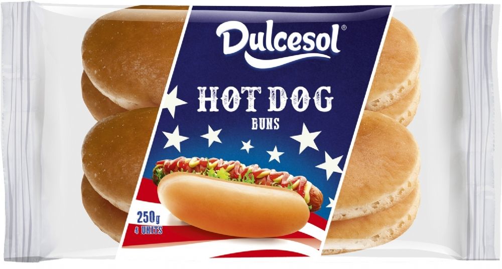 Dulcesol Hot Dog Buns 250g