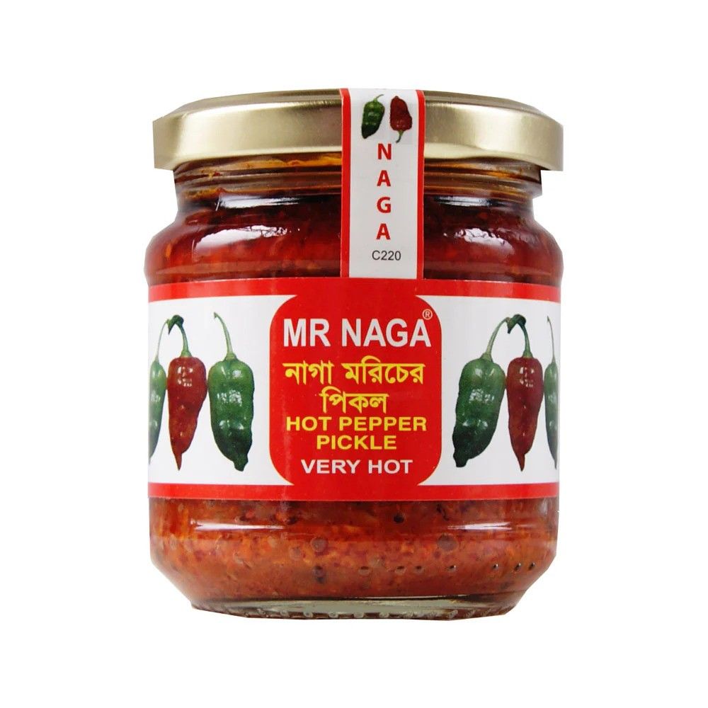 Mr Naga Hot Pepper Pickle 190g