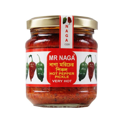 Mr Naga Hot Pepper Pickle 190g