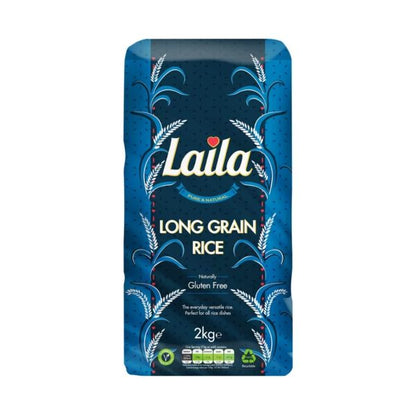 Laila Long Grain Rice (Gluten Free) 2kg
