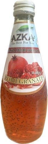 Azka Basil Seed Drink Pomegranate Flavour 290ml