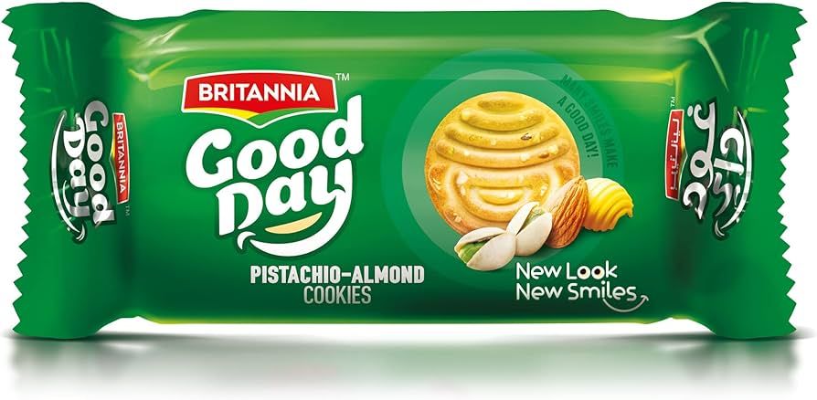 Britannia Good Day Pistachio & Almond Cookies 72g