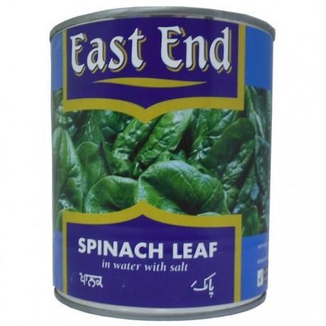 East End Leaf Spinach (In Water) 765g