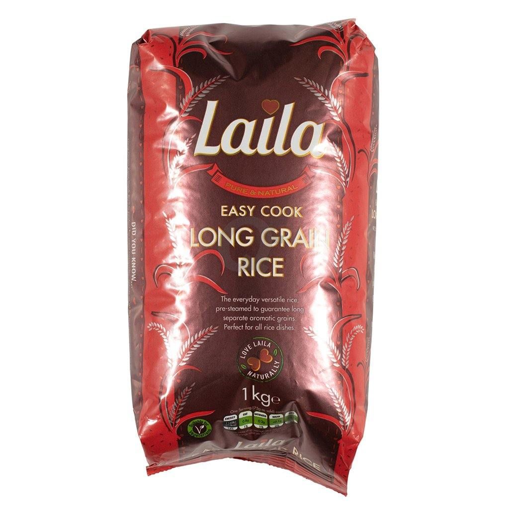 Laila Easy Cook Long Grain Rice 1kg