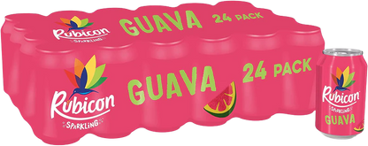 Rubicon Sparkling Guava Can (330Ml×24)
