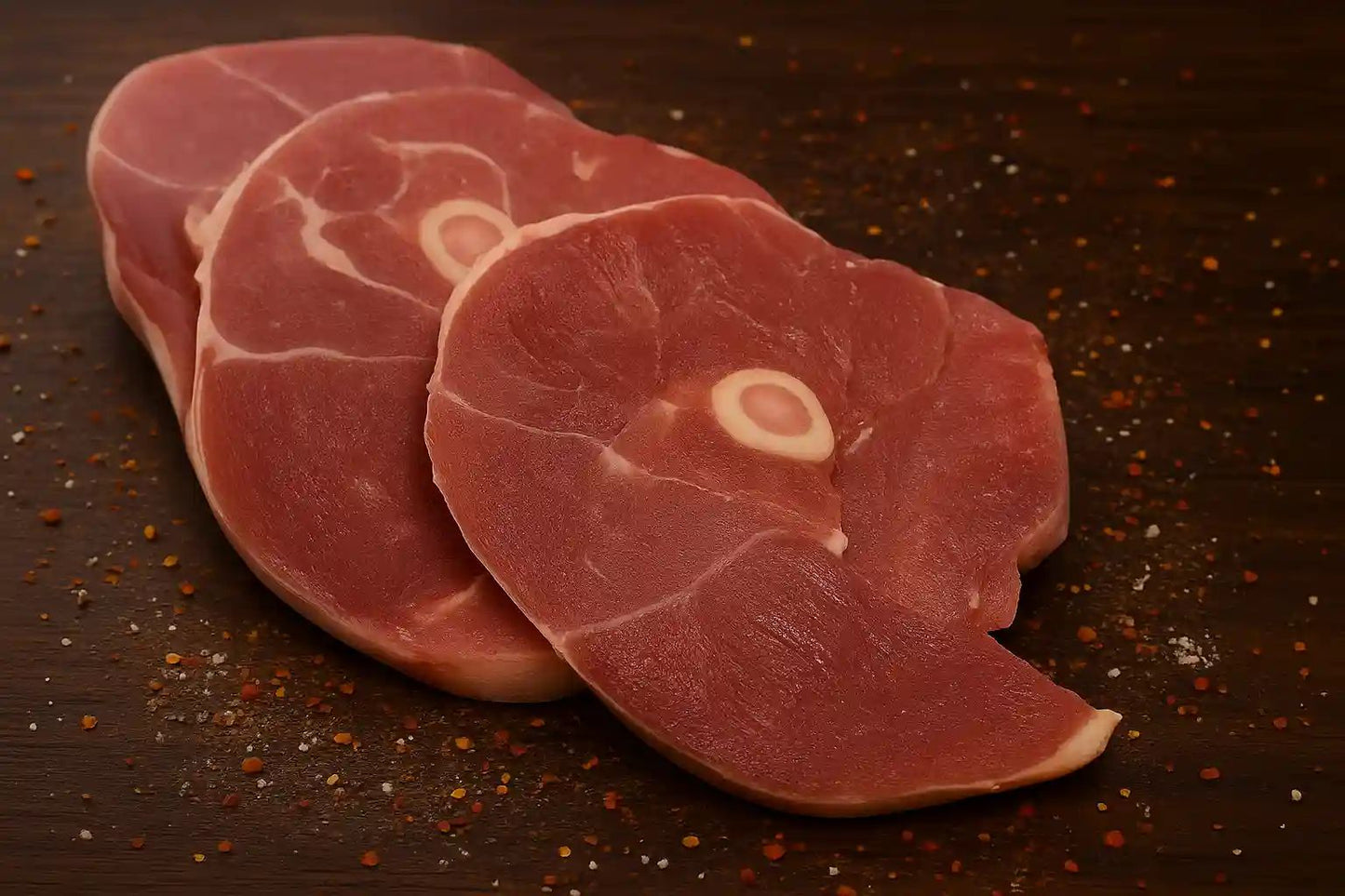 Marinated Lamb Leg Steaks 1kg