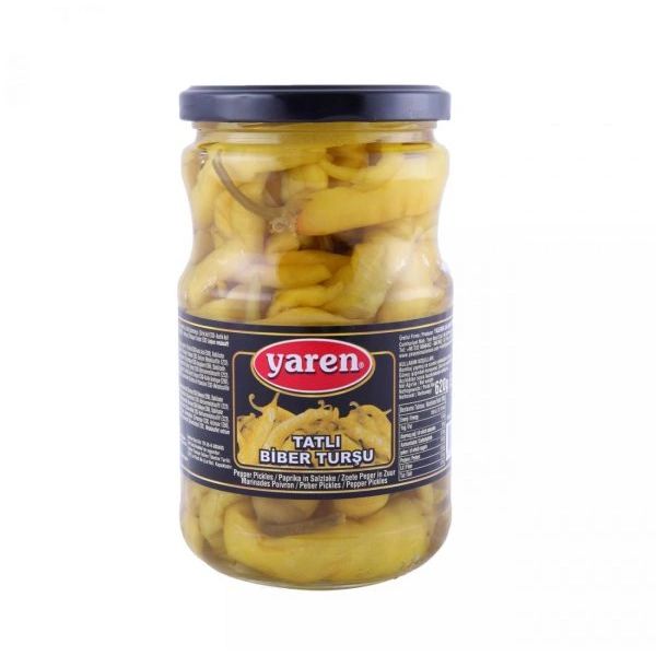 Yaren Pepper Pickles (Tatli Biber Tursu) 620g