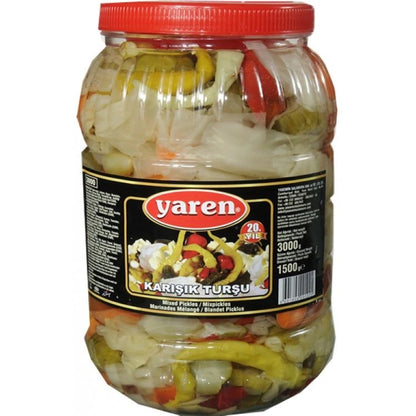 Yaren Mixed Pickles ( Karisik Tursu)3000g