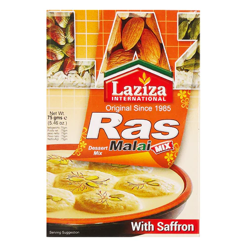 Laziza Ras Malai Mix With Saffron (Zafrani) 75g