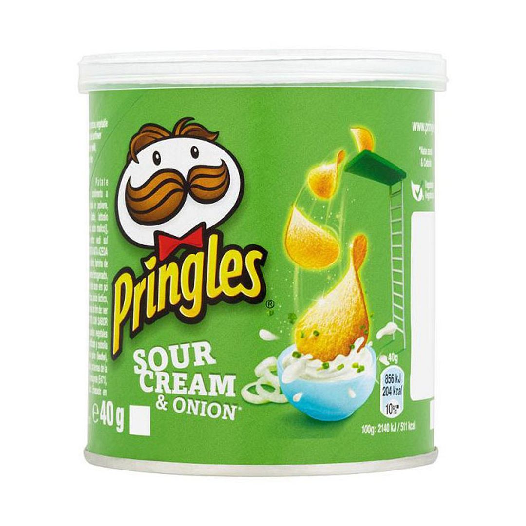 Pringles Sour Cream & Onion Crisps 40g