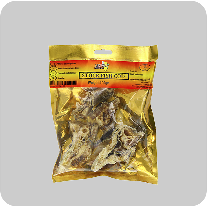 Africa'S Finest Dried Stockfish Cod 100g