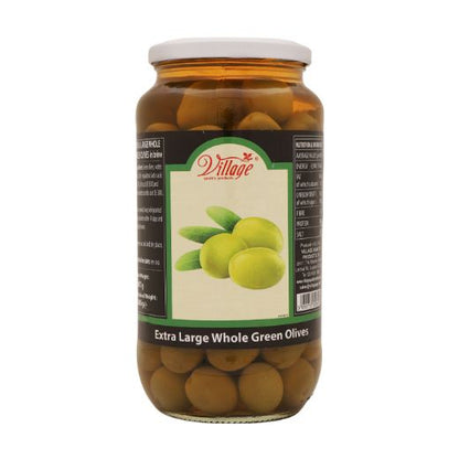 Extra Large Whole Green Olives 907g