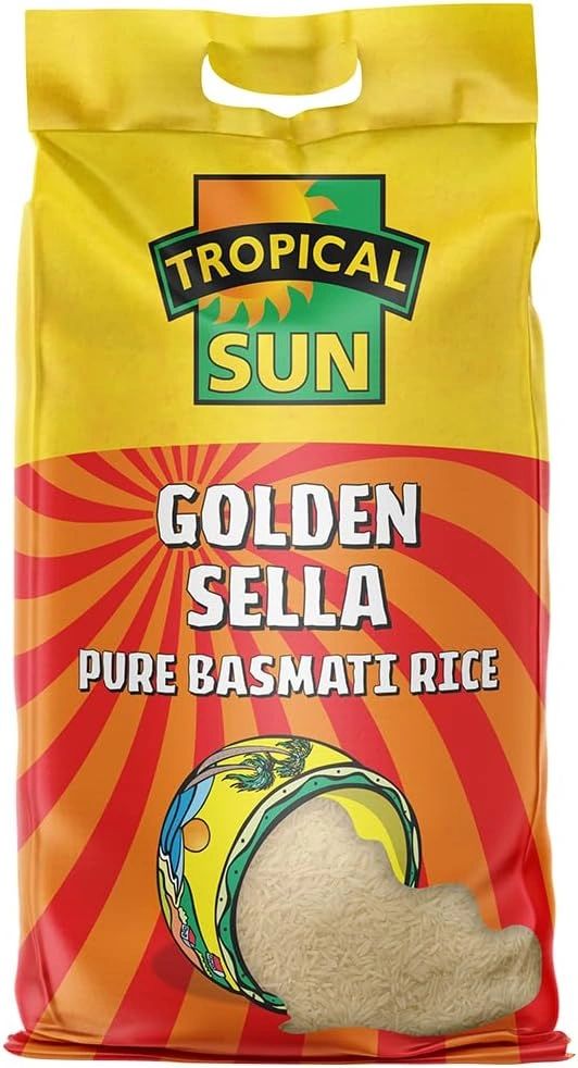 Tropical Sun Golden Sella Pure Basmati Rice 10kg