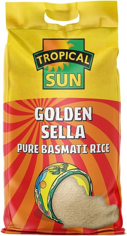 Tropical Sun Golden Sella Pure Basmati Rice 10kg
