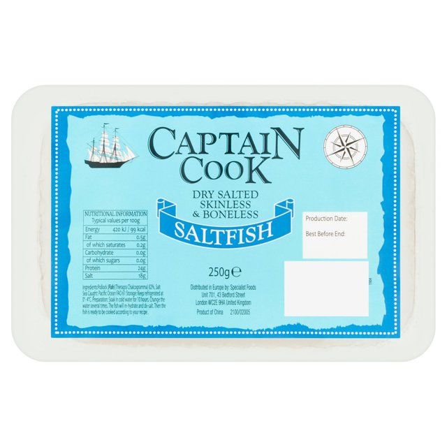 Captain Cook Saltfish 250g