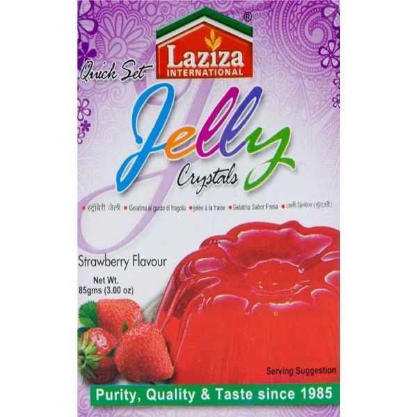 Laziza Strawberry Jelly Crystals 85g