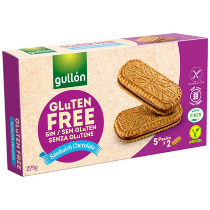Gullon Chocolate Sandwich Biscuits (Gluten Free) 225g