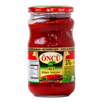 Oncu Hot Pepper Paste (Aci Biber Salcasi) 370g