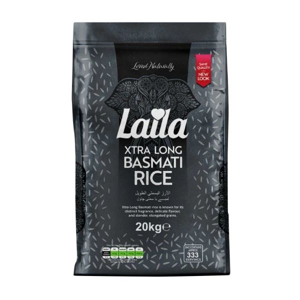 Laila Xtra Long Basmati Rice 20kg