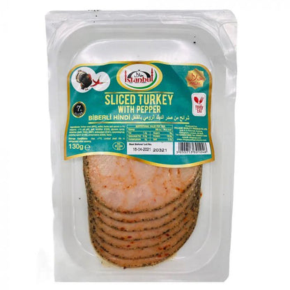 Istanbul Sliced Turkey With Pepper 130g