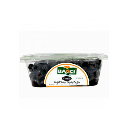 Bagci Dogal Salamura Yagli Siyah Zeytin 400g