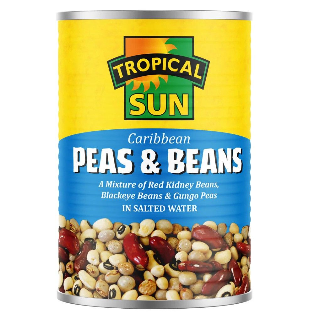 Tropical Sun Peas & Beans (in Salted Water) 400g