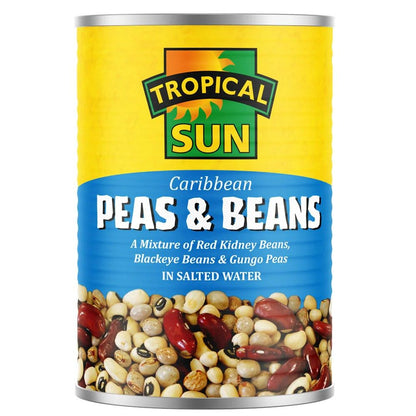 Tropical Sun Peas & Beans (in Salted Water) 400g