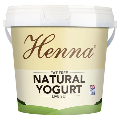 Henna Fat Free Natural Yoghurt 1kg