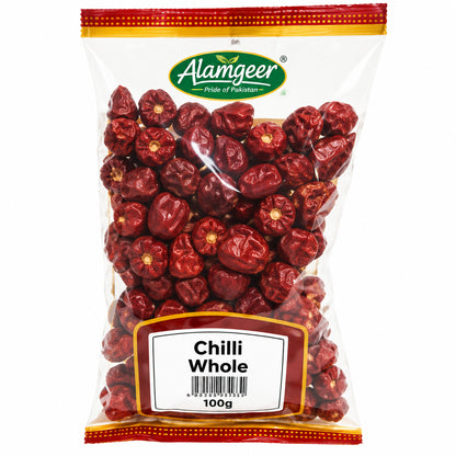 Alamgeer Round Chilli Whole 100g