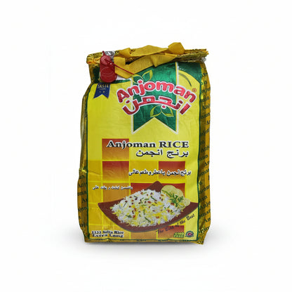 Anjoman rice package on a white background
