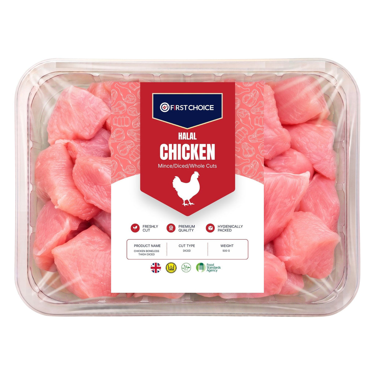 Chicken Boneless Thigh Diced