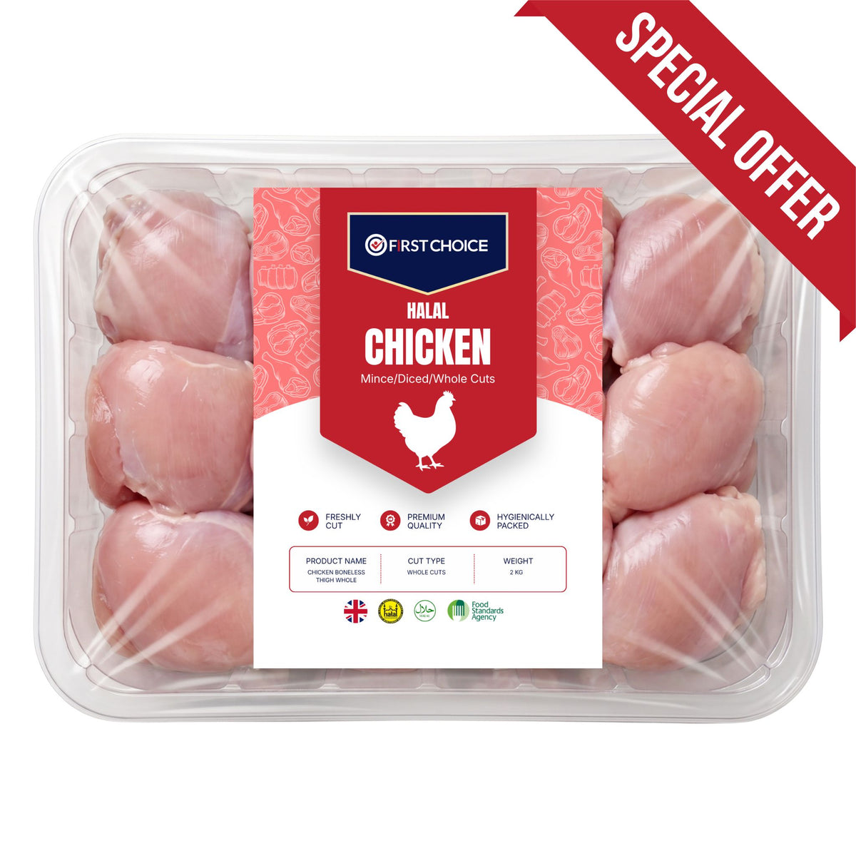 Chicken Boneless Thigh Whole