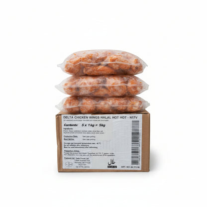 Delta Chicken Wings Hot Hot 1Kg